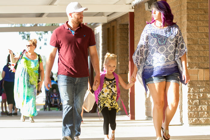 First day of school: Butterfield Elementary School